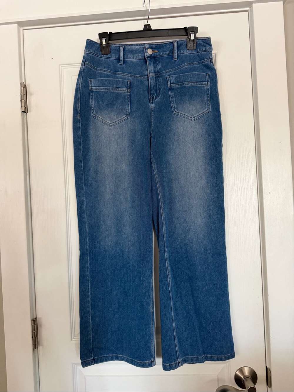 HALARA Wide-Leg Women's Jeans in Blue Wash